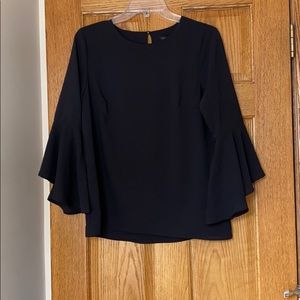 Stitch fix - gold ray black blouse